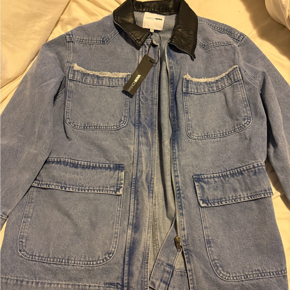 Fashion Nova Denim Barn Jacket